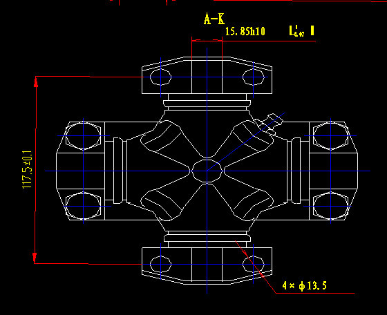 Rear axle drive shaft (H4-H4-301-70)-2
