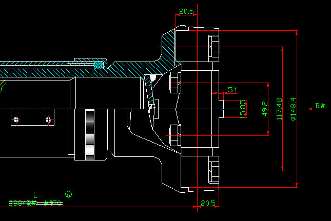 Вал привода задней оси (H3-H4-468-85)-1