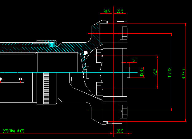 后桥传动轴(H3-H4-358-70)-2