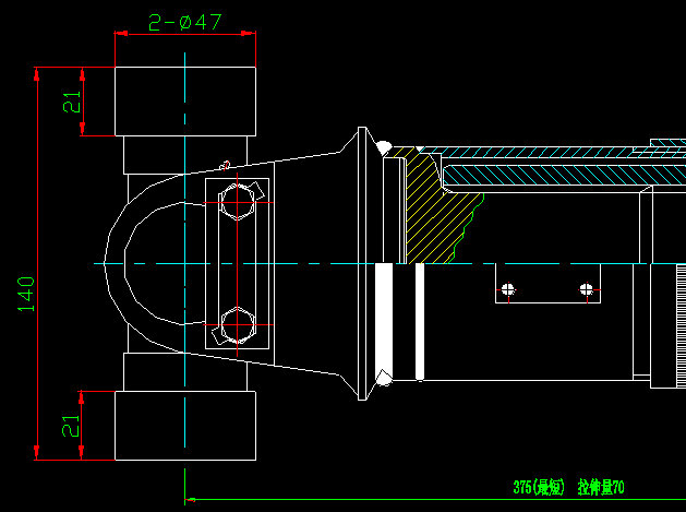 Arbre d'entraînement de l'essieu arrière (H9-H3-443-70)