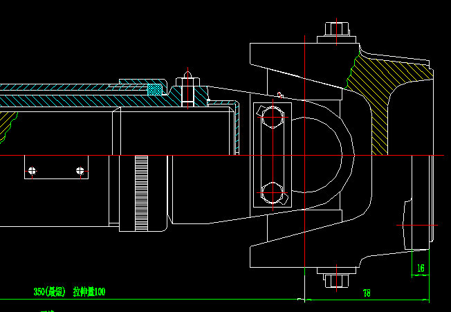 Вал привода задней оси (H2-H2-506-100)-1
