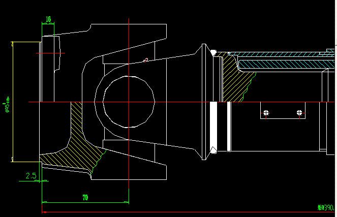 Вал привода задней оси-1