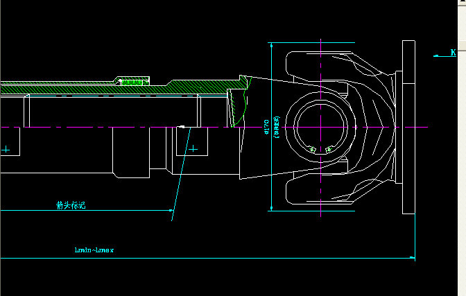 Вал привода задней оси (H1-H1-520-90)-2