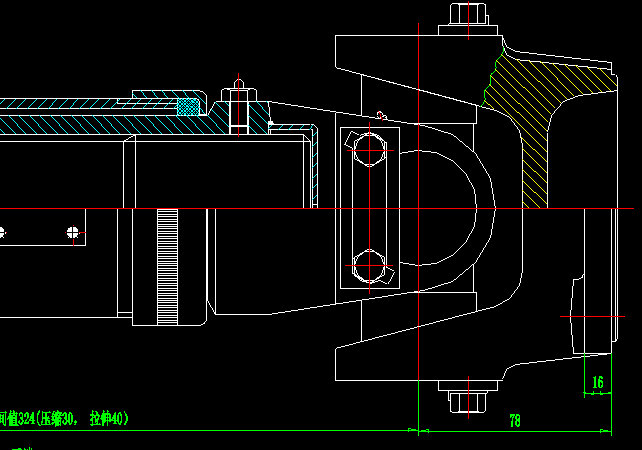 Rear axle transmission shaft (H2-H2-450-70)-1