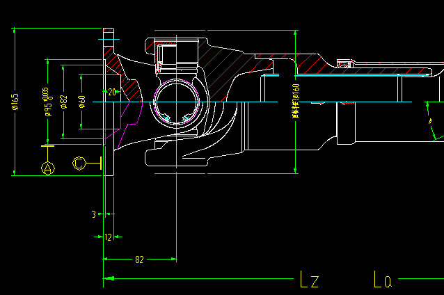 Arbre d'entraînement de l'essieu arrière (H1-H1-610-90)-3