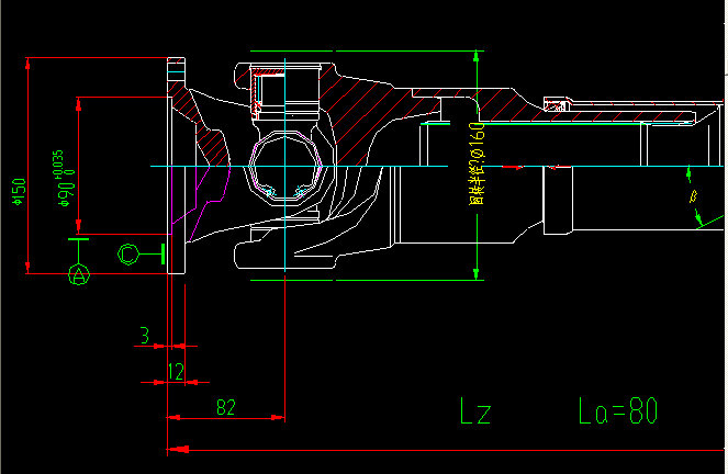 Вал привода задней оси-1