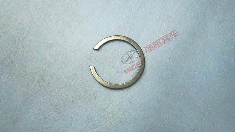 Half shaft bearing retaining ring spring