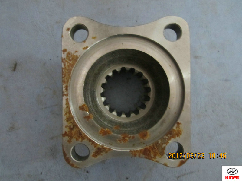 Flange assembly - active bevel gear