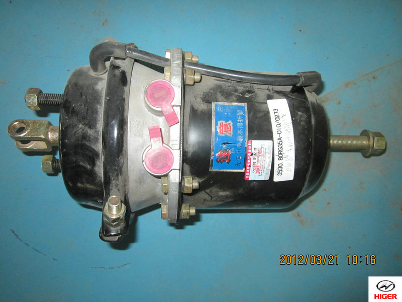 Rear left brake air chamber assembly