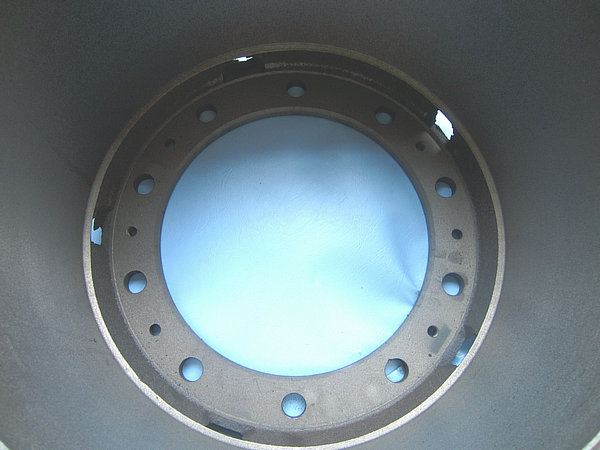 Rear brake drum