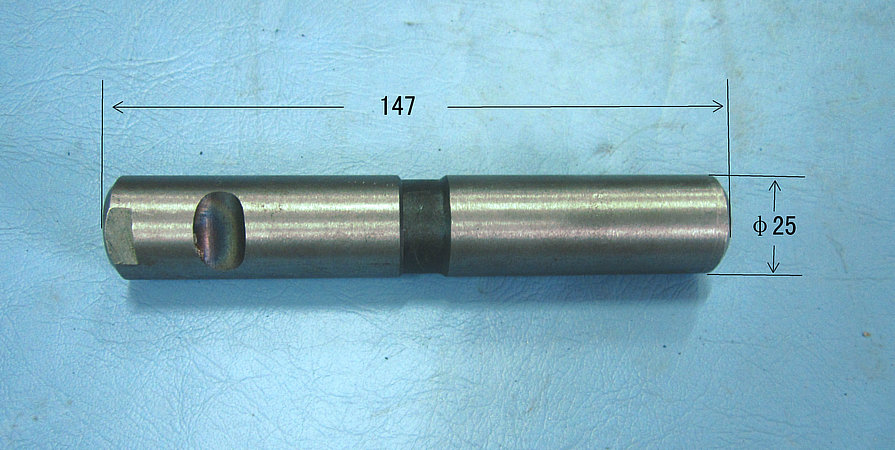 Steel leaf spring pin