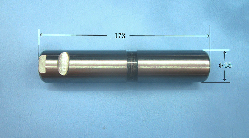 Steel leaf spring pin
