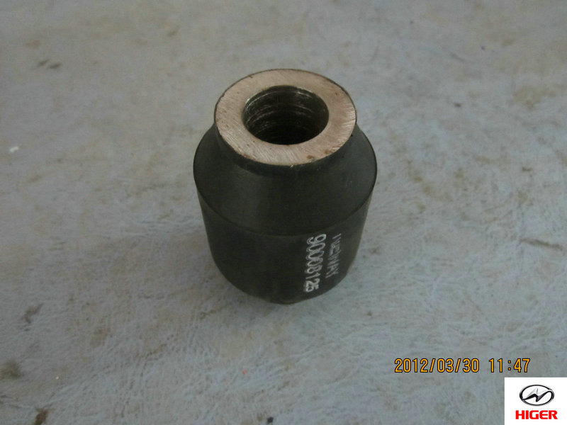 Leaf spring rubber bushing