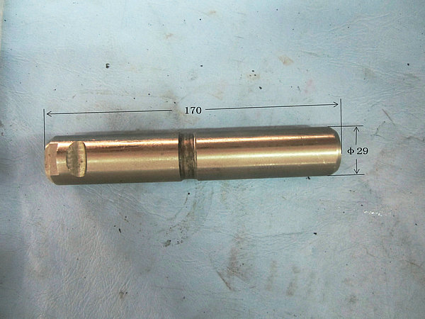 Steel leaf spring pin