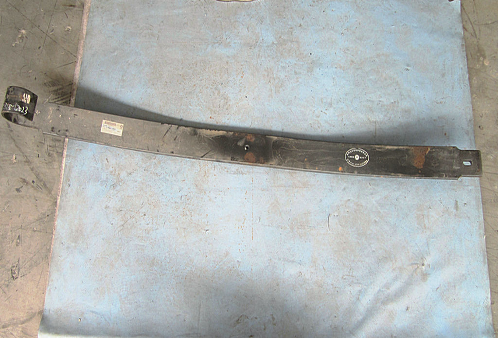 The second piece of front steel spring