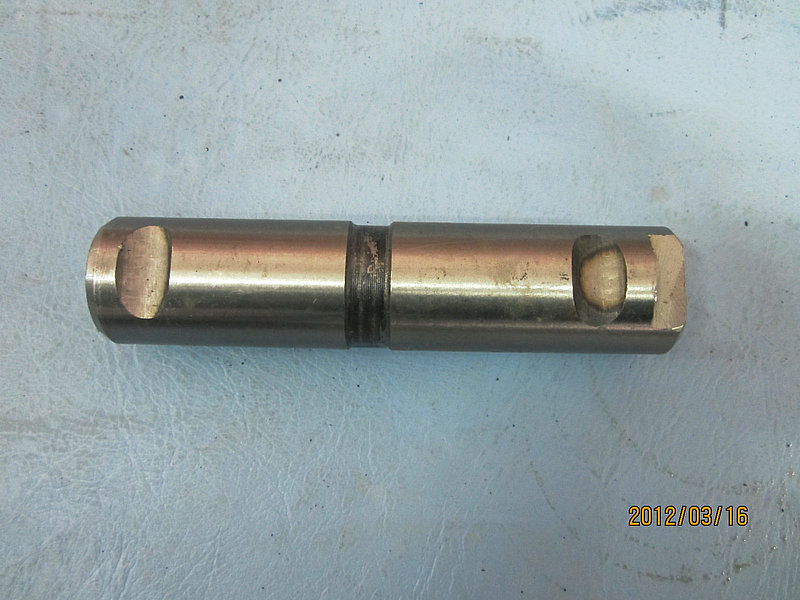 Steel leaf spring pin