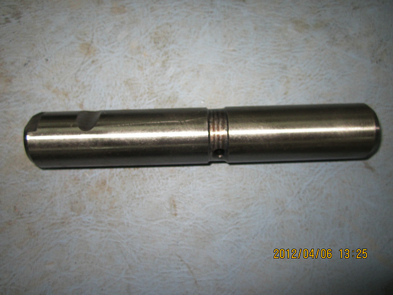Steel leaf spring pin