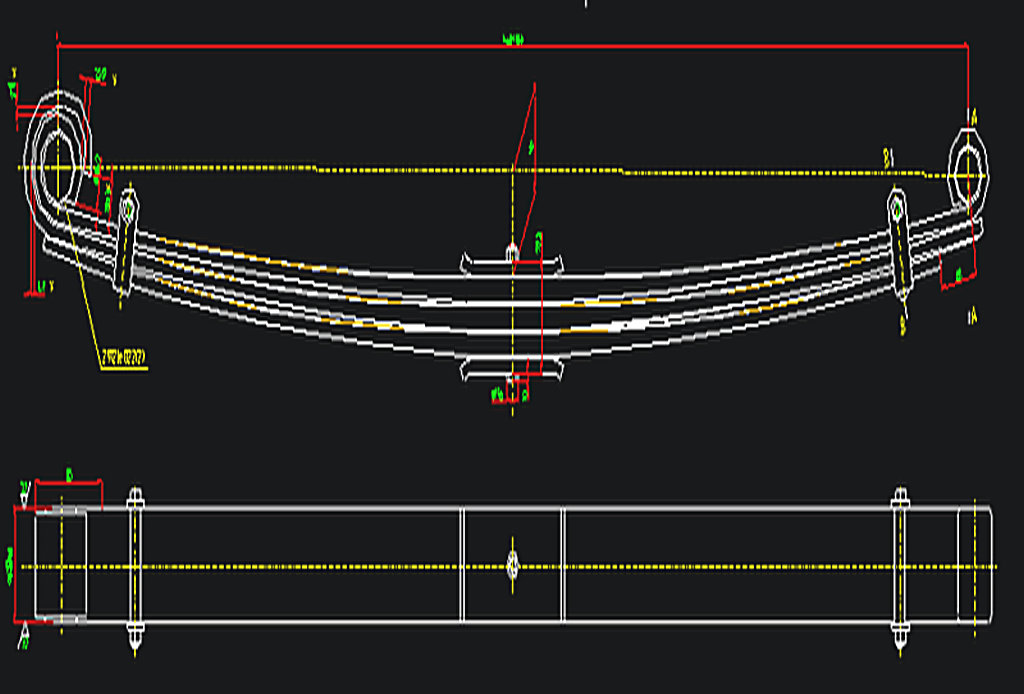 前钢板弹簧总成