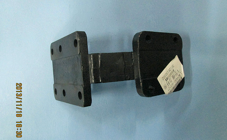 V-shaped thrust rod seat