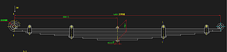 The first piece of steel spring