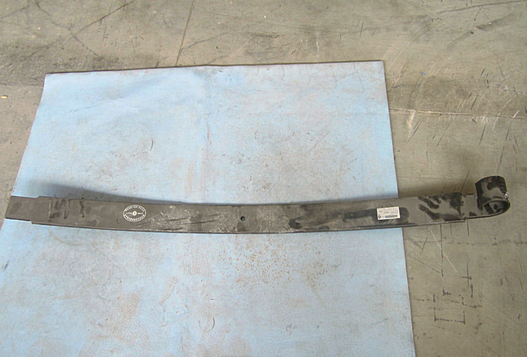 Second sheet of steel spring