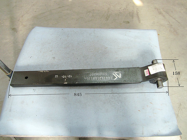 Front steel leaf spring assembly