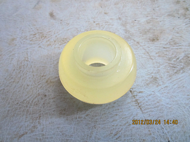 Vertical pull rod rubber sleeve