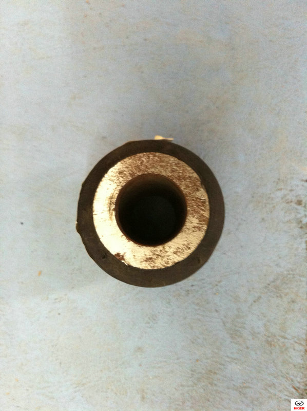 Douille en caoutchouc de ressort de feuille