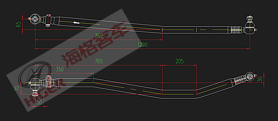 Рулевой прямой стержень-1