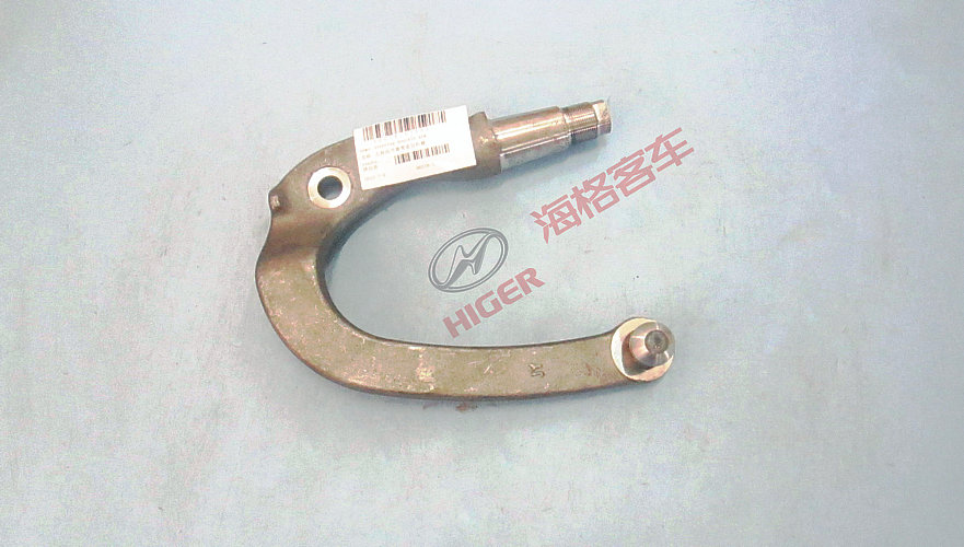 Left knuckle arm with straight lever arm