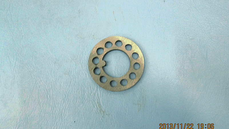 Locking washer-steer joint adjustment nut