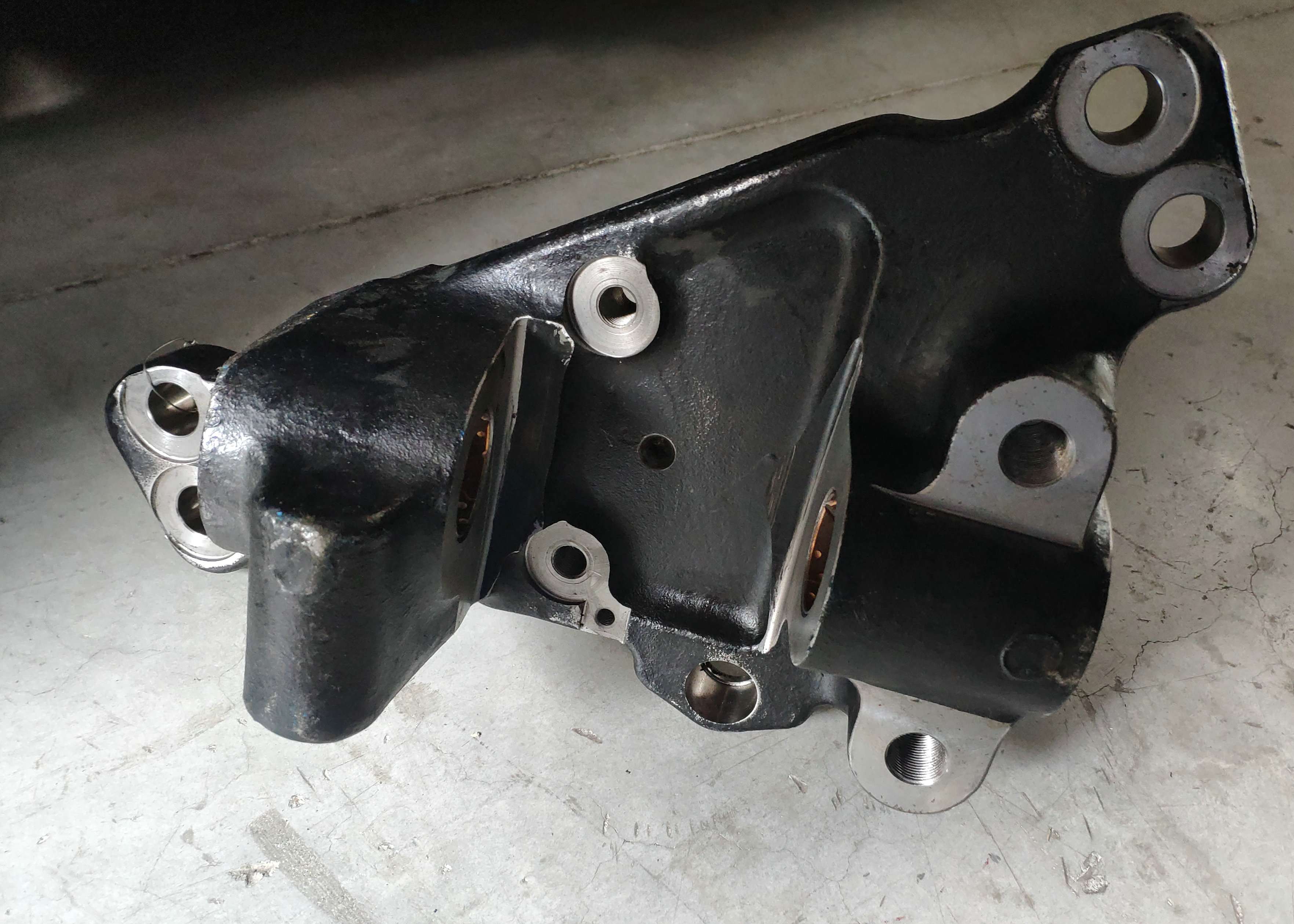 Assemblage à droite de la poignée