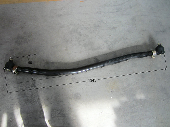 Steering straight rod