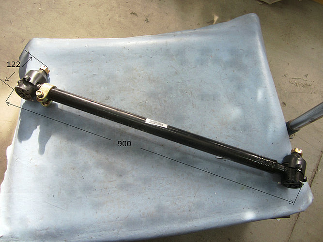 Steering straight pull rod (front)