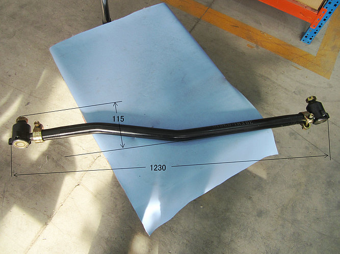 Steering straight rod