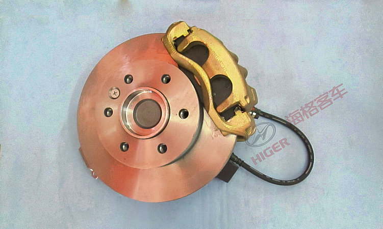 Steering knuckle braking assembly (right)