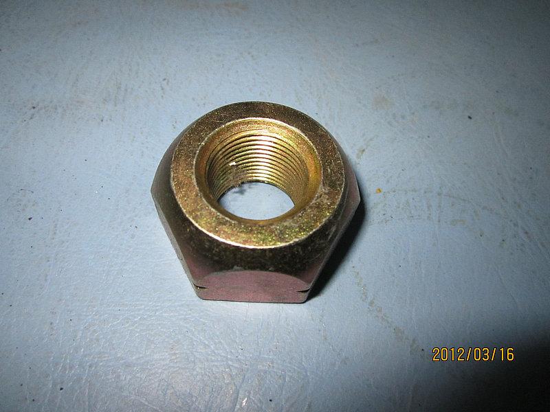 Left front wheel nut