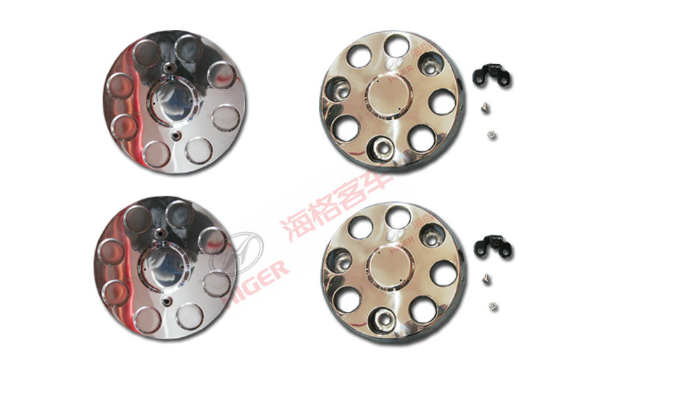 Wheel cover assembly (stainless steel half-frame)