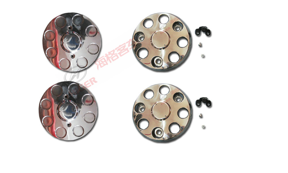 Wheel cover assembly (stainless steel half-frame)