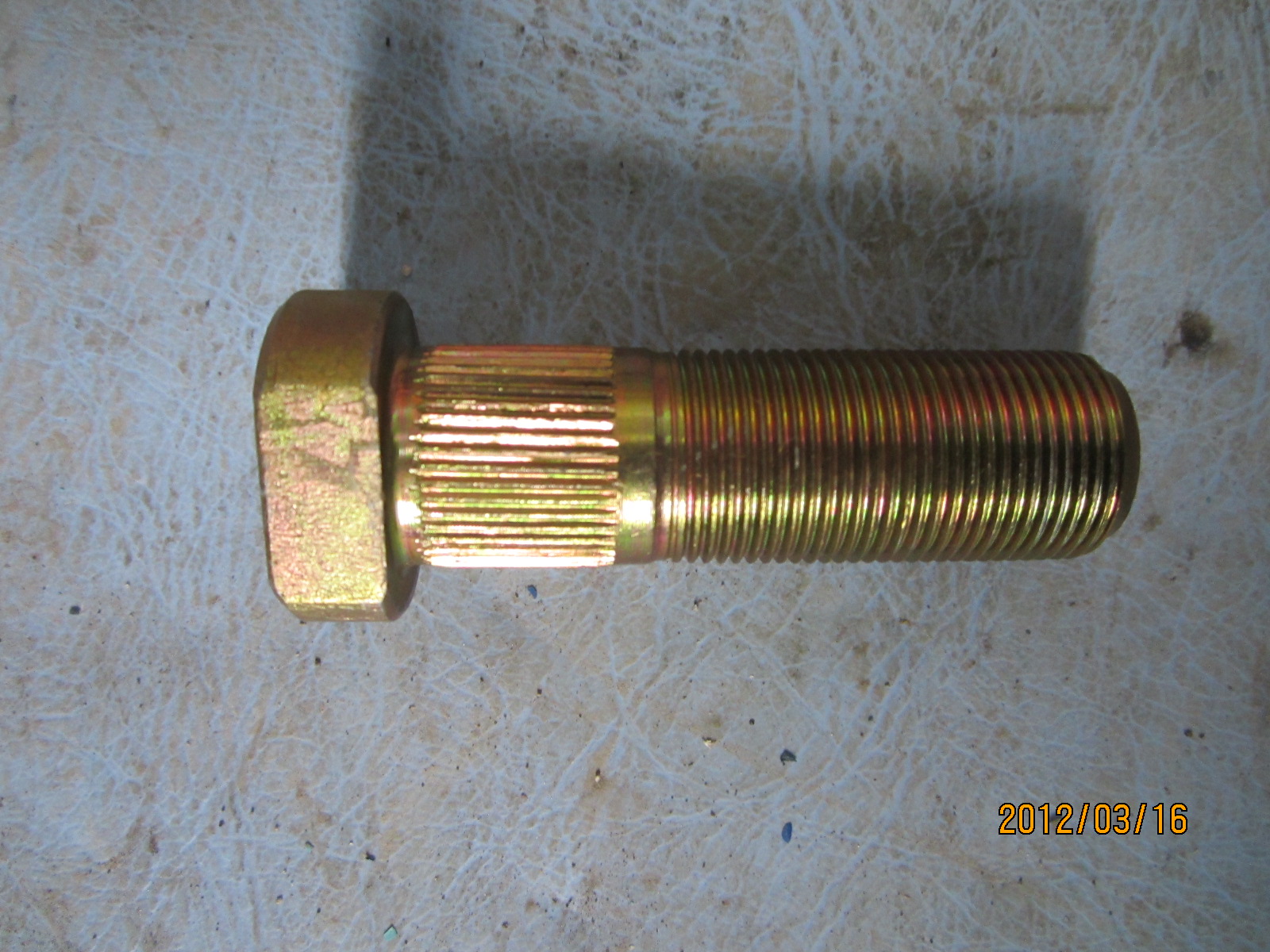 Tire bolts (spline part diameter 22)