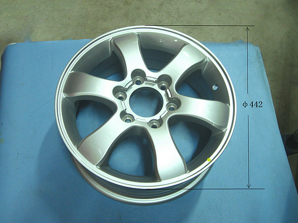 Wheels (16X6.5J-130, aluminum ring)