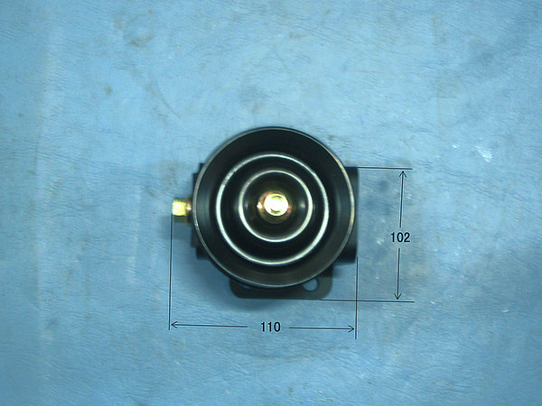 Tension pulley belt bracket assembly