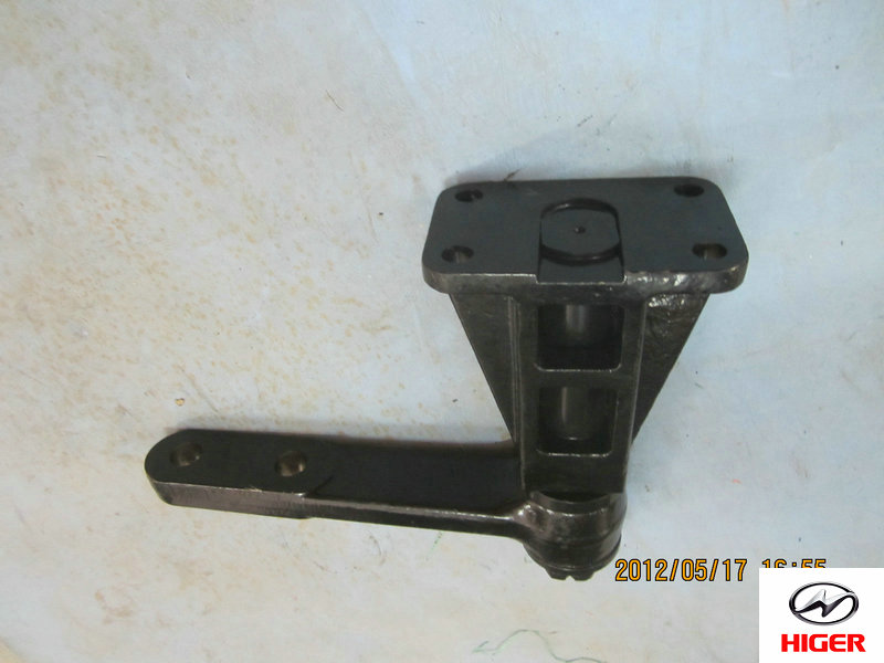 Middle rocker arm and support assembly