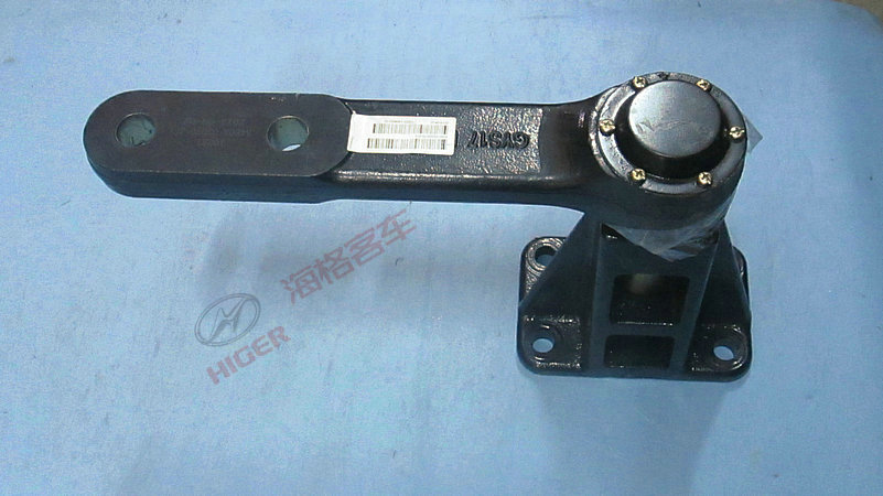 Middle rocker arm and support assembly