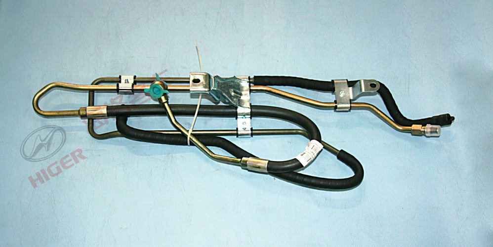 Steering high and low pressure pipe assembly