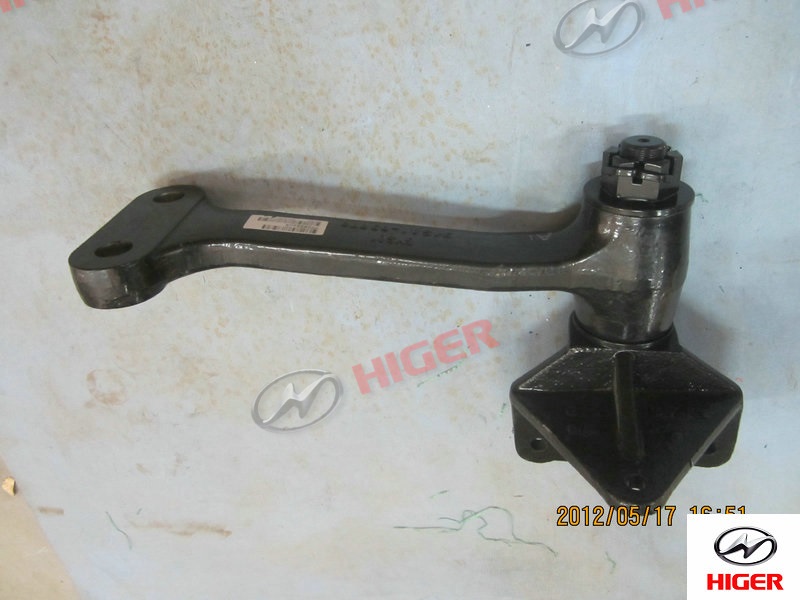 Middle rocker arm and support assembly