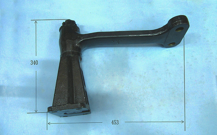 Middle rocker arm and support assembly