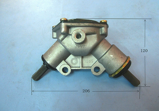 Transmission de l'angle