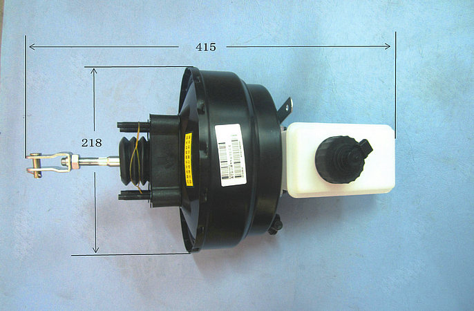 Vacuum booster (with brake master cylinder assembly)