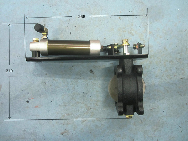 Exhaust brake butterfly valve (exhaust)